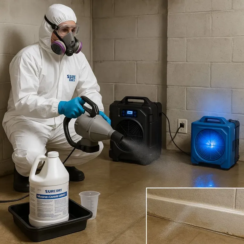 Sanitization and Odor Removal process in Lawrenceville, IL