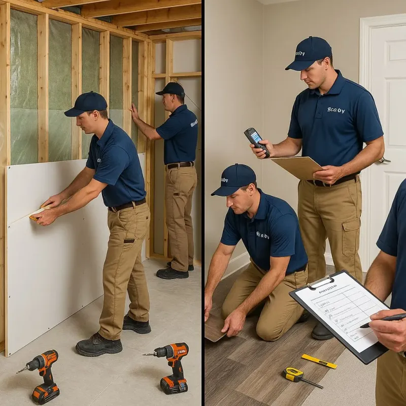 Repairs and Reconstruction process in Lawrenceville, IL