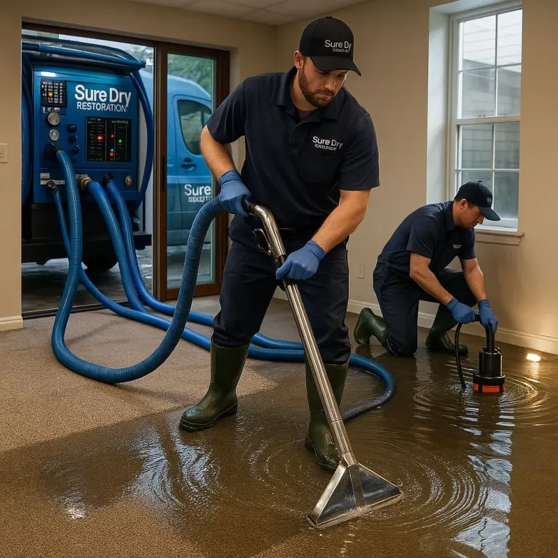 Water Extraction and Removal process in Lawrenceville, IL